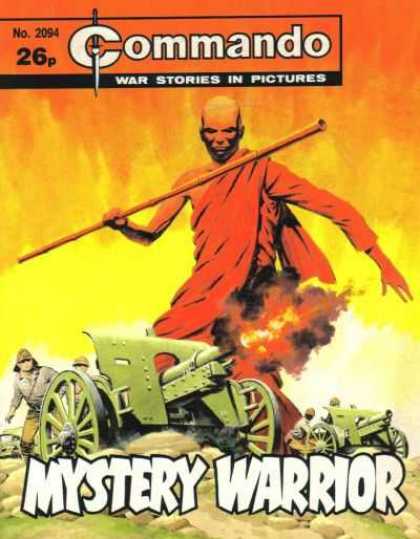 Commando 2094 - Monk - Bamboo Rod - 26p - Mystery Warrior - Artillery