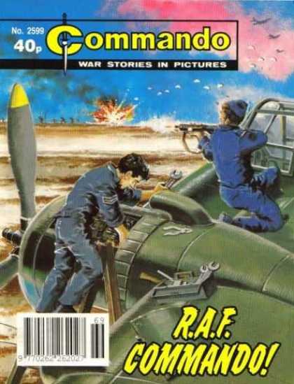 Commando 2599 - Raf Commando - Solders - Bomber - Airplane - Explosion