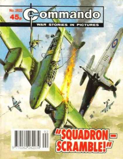 Commando 2622 - Airplanes - Sky - Smoke - Green - Fire