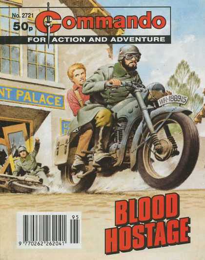 Commando 2721 - Soldiers - Boy - Motorbike - Getaway - Windows