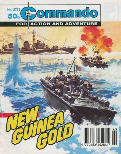 Commando 2771 - Ship - Water - Battle - New Guinea Gold - Ocean