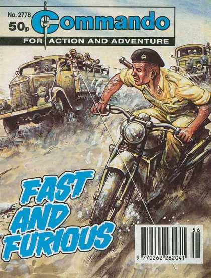 Commando 2778 - No 2778 - 2779 - 50p - Action And Adventure - Motorcycle