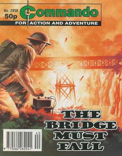 Commando 2858 - Bridge - The Bridge Must Fall - Explosion - Doughboy - Valley