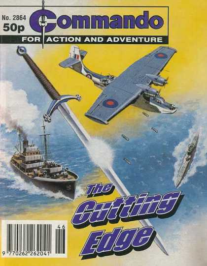 Commando 2864 - Commando - The Cutting Edge - Airplane - Sword - Ship