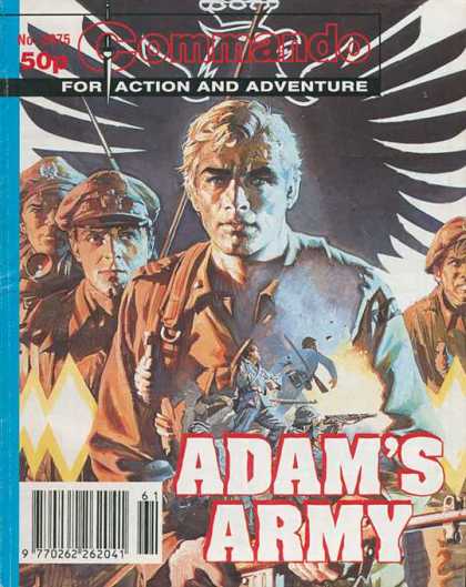Commando 2975 - Adams Army - Soldier - Eagle - Wings - Gun