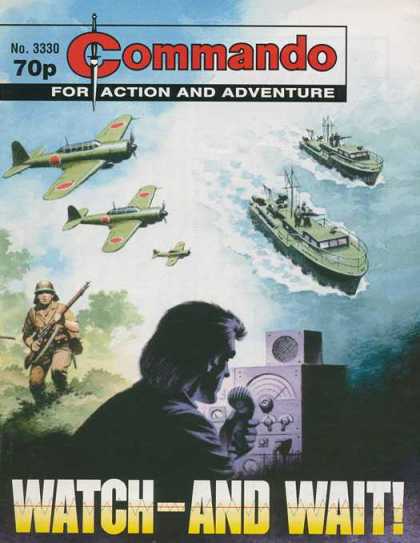 Commando 3330 - Watch - Wait - Navy - Airplane - Infantry