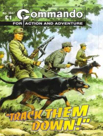 Commando 3847 - Dogs - Track - Down - Searching - Rifle