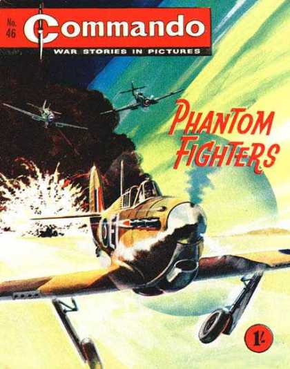 Commando 46 - War Stories - Phantom Fighters - Aeroplane - Space - Fighting
