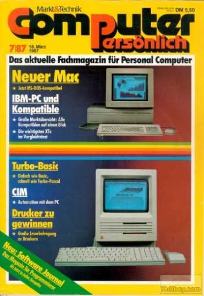 Computer Persoenlich - 7/1987