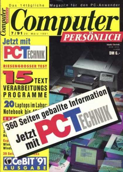 Computer Persoenlich - 7/1991