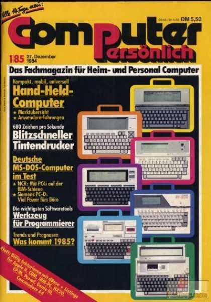 Computer Persoenlich - 1/1985
