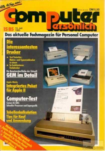 Computer Persoenlich - 15/1985