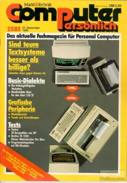 Computer Persoenlich - 25/1985