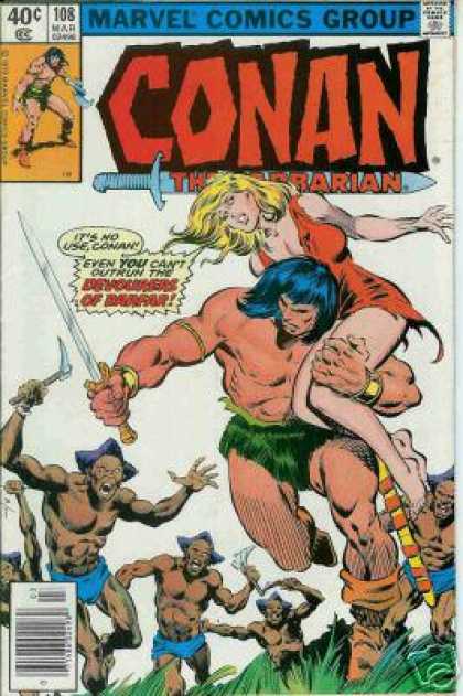 Conan the Barbarian 108 - Marvel - Woman - Sword - Conan - Barbarian - John Buscema