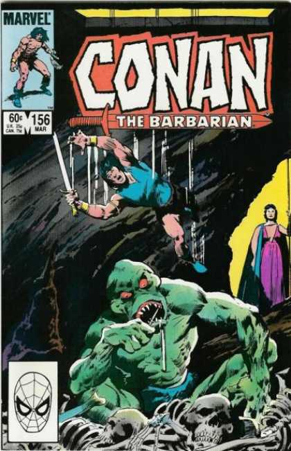 Conan the Barbarian 156 - Cave - 156 - Green Monster - Marvel - Spiderman