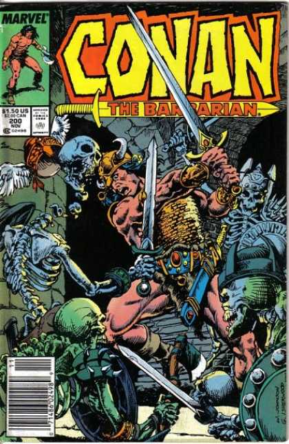 Marvel - Sword - Battle - Nov - 150 Us Conan the Barbarian 200 - Marvel - Sword - Battle - Nov - 150 Us