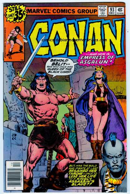 Conan the Barbarian 93 - Muscle And Beauty - Barbarians - Evil And Good - Protector Of The Throne - Assassins - Ernie Chan, John Buscema