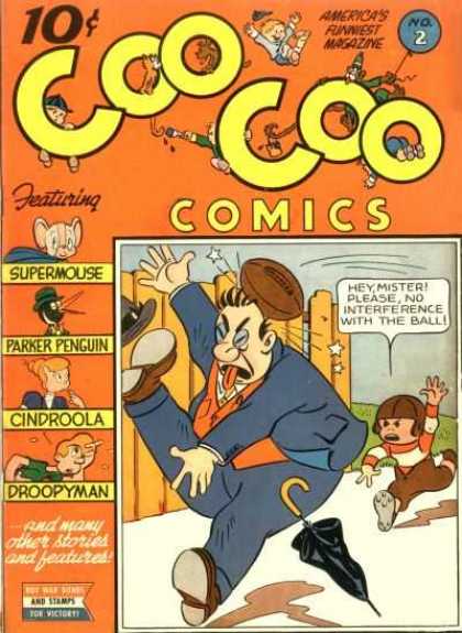 Coo Coo Comics 2 - Supermouse - Parker Penguin - Cindroola - Droopy Man - Americas Funniest Magazine