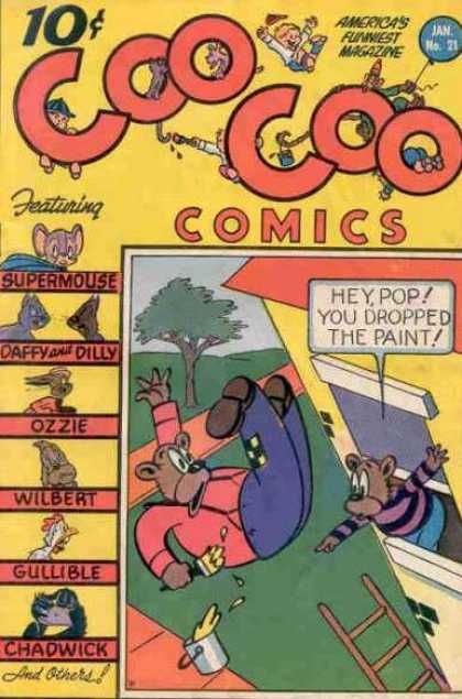 Coo Coo Comics 21 - Americas Funniest Magazine - Supermouse - Daffy And Dilly - Ozzie - Wilbert
