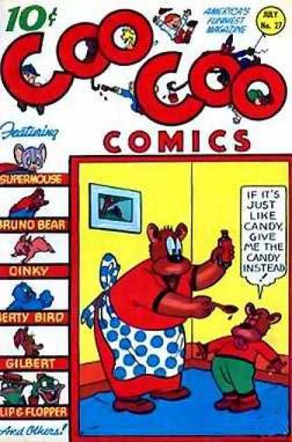 Coo Coo Comics 27 - Supermouse - Bruno Bear - Oinky - Gilbert - Flip U0026 Flopper