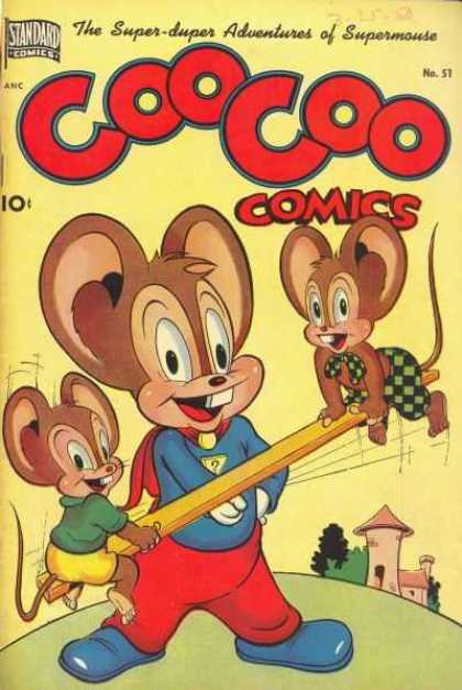 Coo Coo Comics 51 - Supermouse - Mice - Animal People - Super Duper Adventures - Superpowers