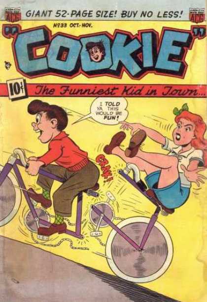 Cookie 33 - Bicycle - Break - Accident - Boy - Girl