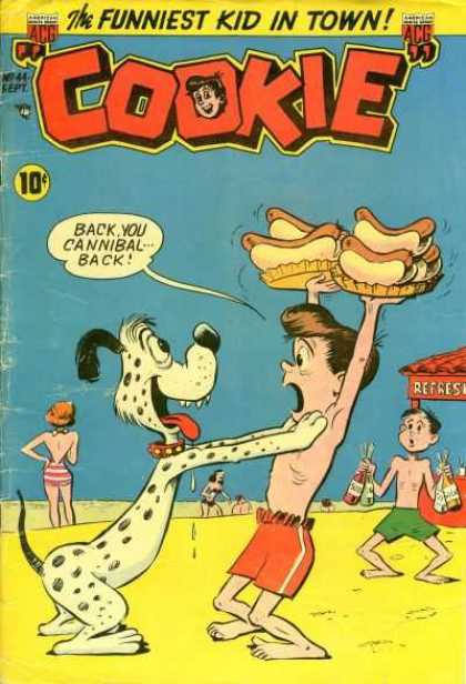 Cookie 44 - Hot Dogs - Spotted Dog - Beach - Sodas - Boy