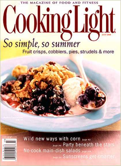 Cooking Light - Blueberry Crisp a la Mode