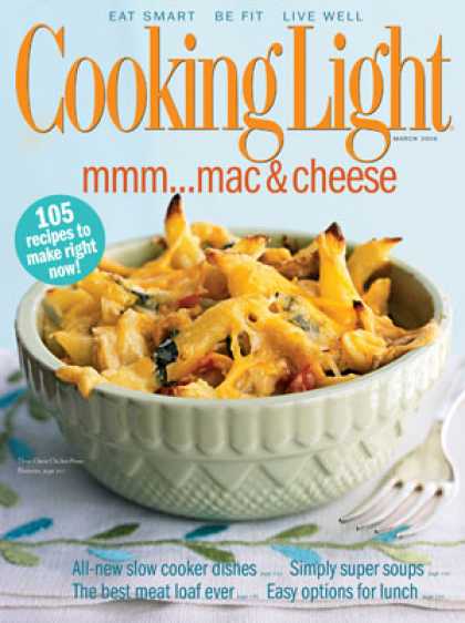 Cooking Light - Three-Cheese Chicken Penne Florentine