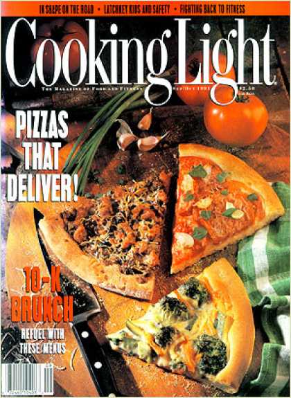 Cooking Light - Sausage, Garlic, and Mushroom Pizza - Fresh Tomato, Basil, and Cheese Pizza