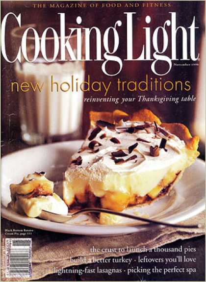 Cooking Light - Black Bottom Banana-Cream Pie