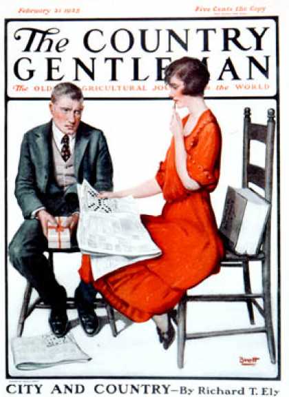 Country Gentleman - 1925-02-21: Cross Words (Harold Brett)