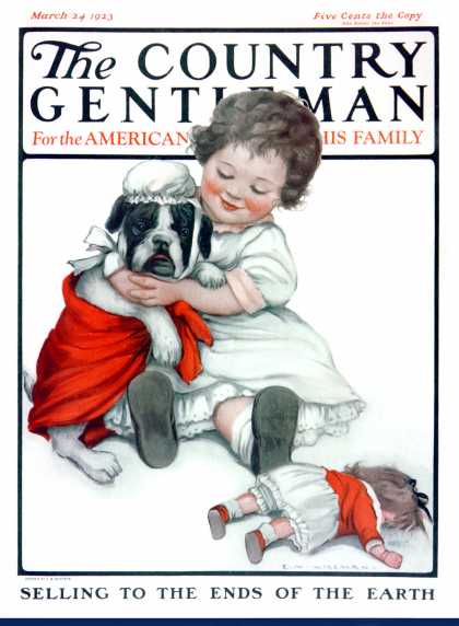 Country Gentleman - 1923-03-24: Dressing Doggie (K.R. Wireman)