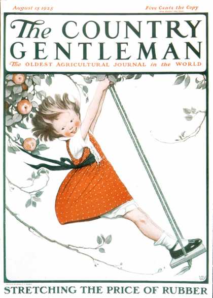 Country Gentleman - 1925-08-15: Swinging in the Apple Tree (Sarah Stilwell-Weber)