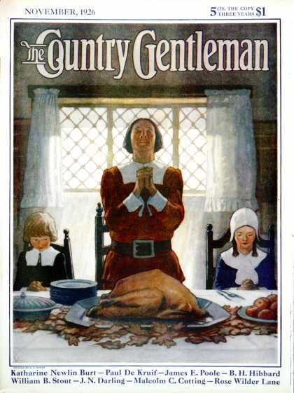 Country Gentleman - 1926-11-01: An Early Thanksgiving (N.C. Wyeth)
