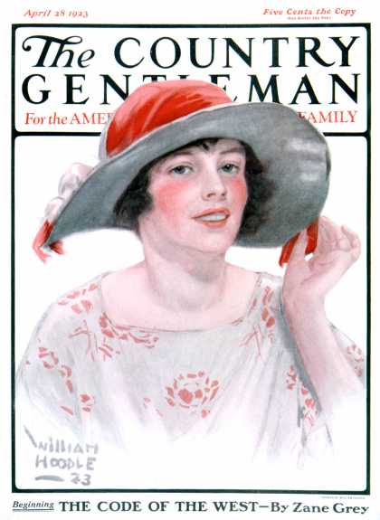Country Gentleman - 1923-04-28: Wide Brim Hat (WM. Hoople)