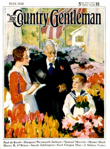 Country Gentleman - 1930-05-01: Buying Flowers for Mother (Haddon Sundblom)