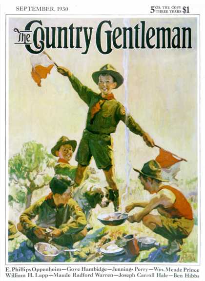 Country Gentleman - 1930-09-01: Boy Scouts (WM. Meade Prince)