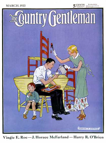 Country Gentleman - 1933-03-01: Painting Dining Room Furniture (Martin Justice)