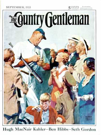 Country Gentleman - 1933-09-01: Autograph for a Fan (WM. Meade Prince)