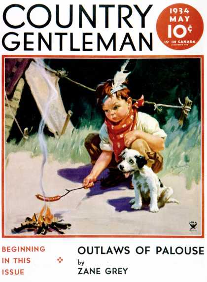 Country Gentleman - 1934-05-01: Weiner Roast (Henry Hintermeister)