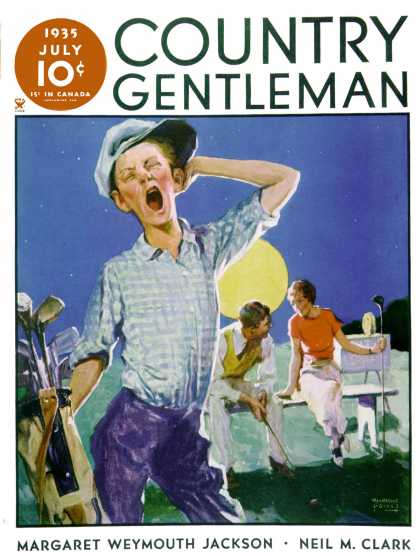 Country Gentleman - 1935-07-01: Yawning Caddy (WM. Meade Prince)