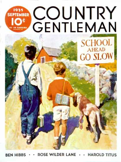 Country Gentleman - 1935-09-01: Back to School (WM. Meade Prince)
