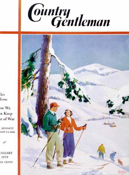 Country Gentleman - 1939-01-01: Ski Break (Charles Hargens)