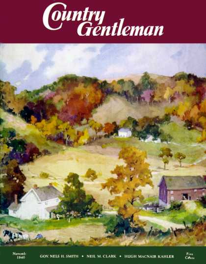 Country Gentleman - 1940-11-01: Farm Landscape (Unknown)