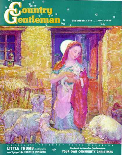 Country Gentleman - 1941-12-01: Sheep in Jerusalem (Henry Soulen)