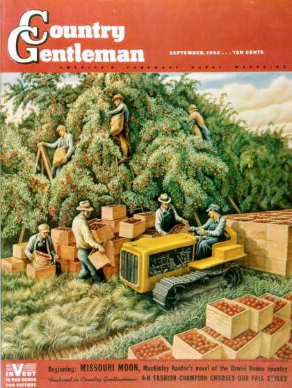Country Gentleman - 1942-09-01: Apple Pickers (Jackson Nesbitt)