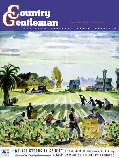 Country Gentleman - 1942-10-01: Grape Pickers (Phil Dike)