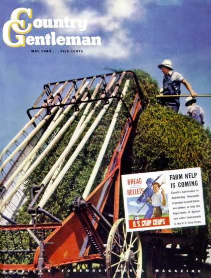 Country Gentleman - 1943-05-01: Harvesting Hay (J.W. McManigal)