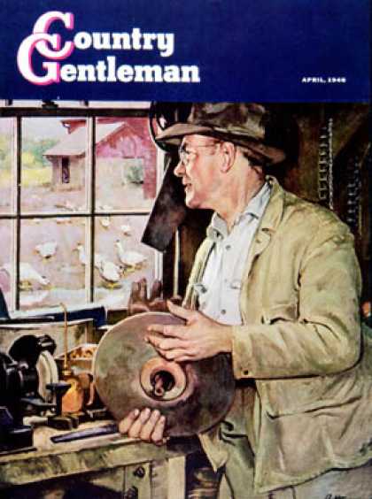 Country Gentleman - 1946-04-01: Too Wet to Plow (Rudy Pott)